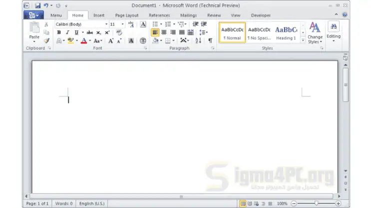 تحميل office 2010 باللغة العربية والانكليزية كامل + مع التفعيل 2025
