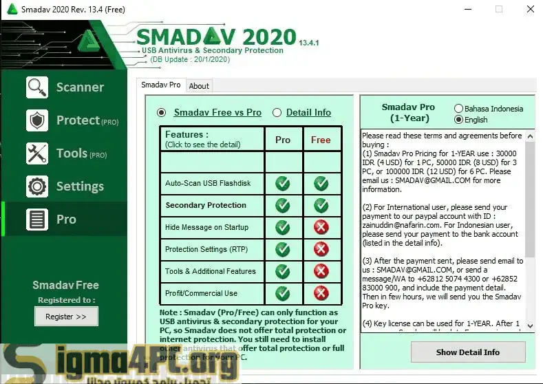 برنامج Smadav Pro كامل مع التنشيط، يوفر حماية شاملة ضد الفيروسات والبرمجيات الضارة.