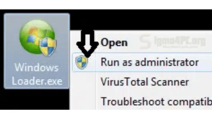 أداة تفعيل ويندوز سفن loader windows 7