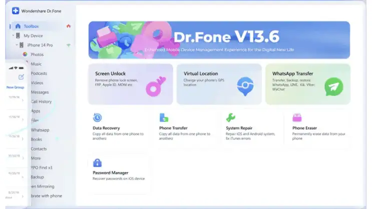 برنامج Dr.Fone كامل للكمبيوتر مع الكراك