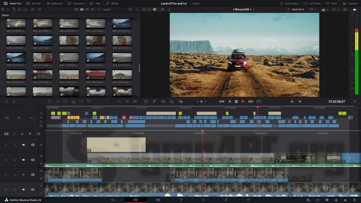 تحميل DaVinci Resolve للكمبيوتر كامل