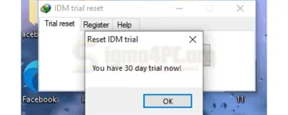 بتحميل ملف IDM Trial Reset من media fire