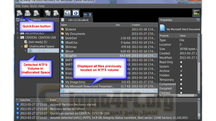 Active Partition Recovery