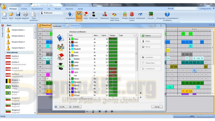 download asc timetables