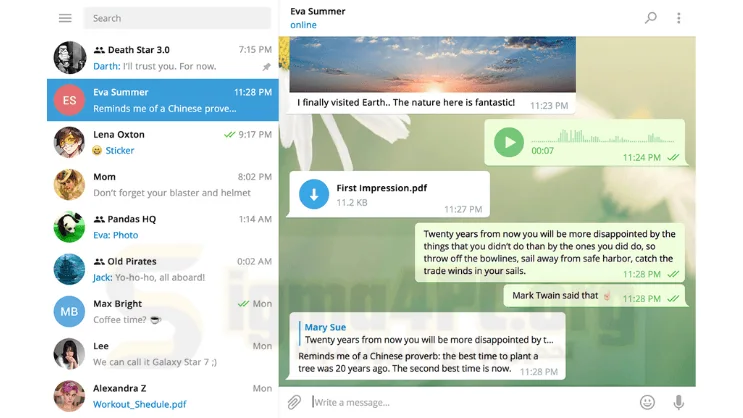 download telegram computer android