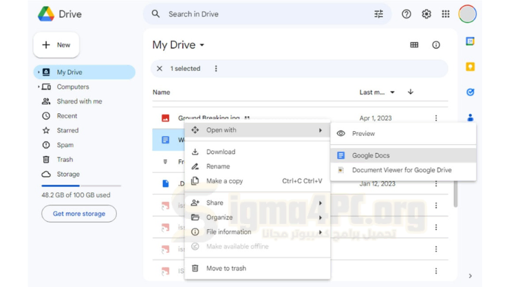 google drive pc download windows 10