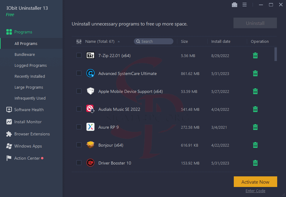 Download IObit Uninstaller Pro 13.5.0.1 لتفعيل البرامج وإزالتها من جذورها