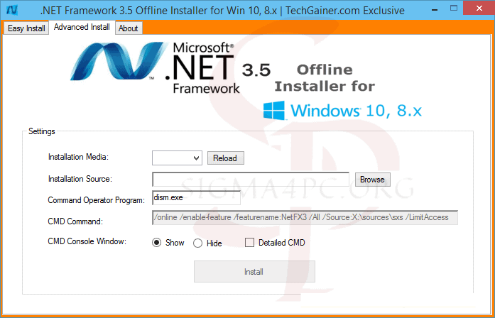 Net Framework 3.5 Offline