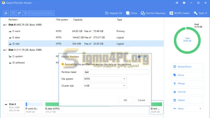 EASEUS Partition Master Technician Edition