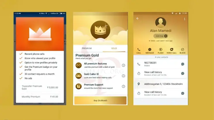 Truecaller Gold Premium مهكر للاندرويد