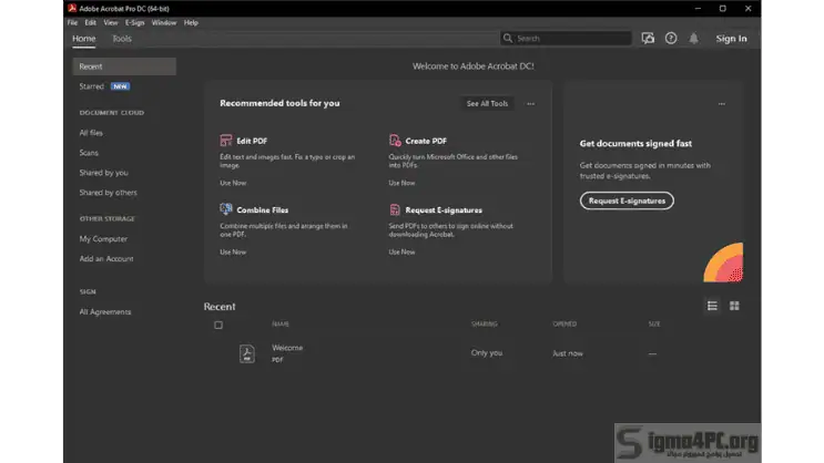 Adobe Acrobat Pro تفعيل