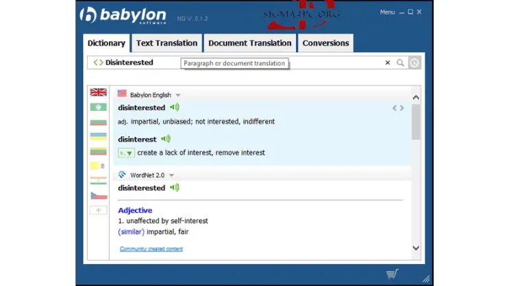 تحميل برنامج Babylon Pro NG بالتفعيل برنامج بابيلون قاموس