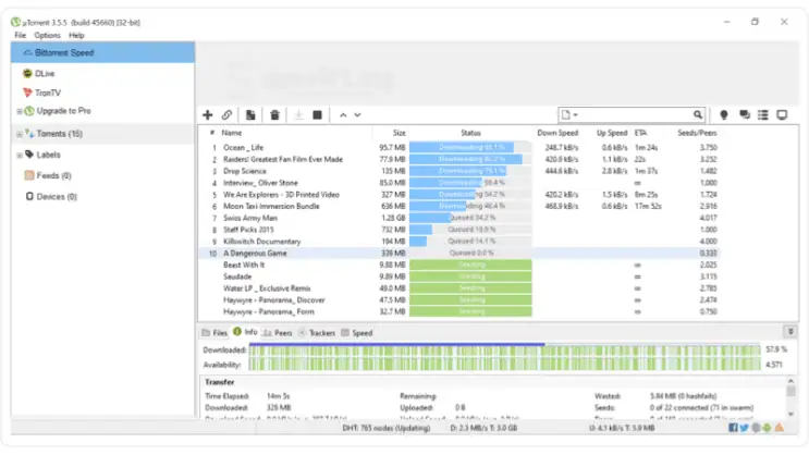 عملاق تحميل التورنت uTorrent Pro 2025